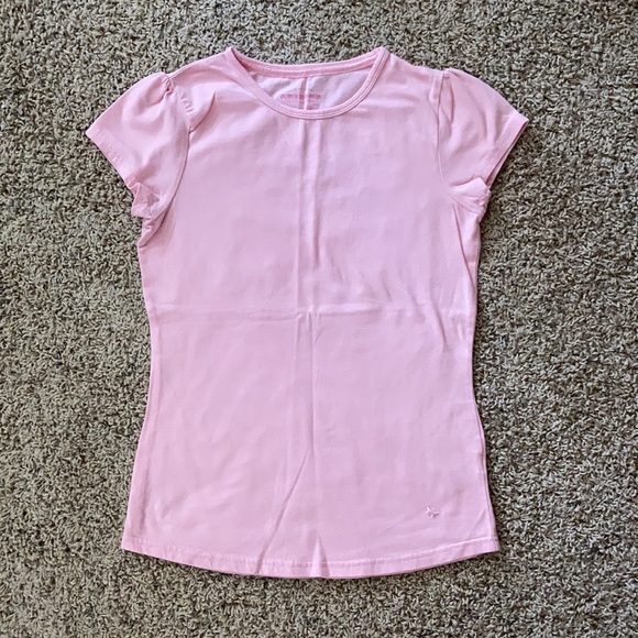 🎉Price Drop! Arizona Jean Co. Girls Size 16 Pink Shirt and White Shorts - Picture 9 of 10
